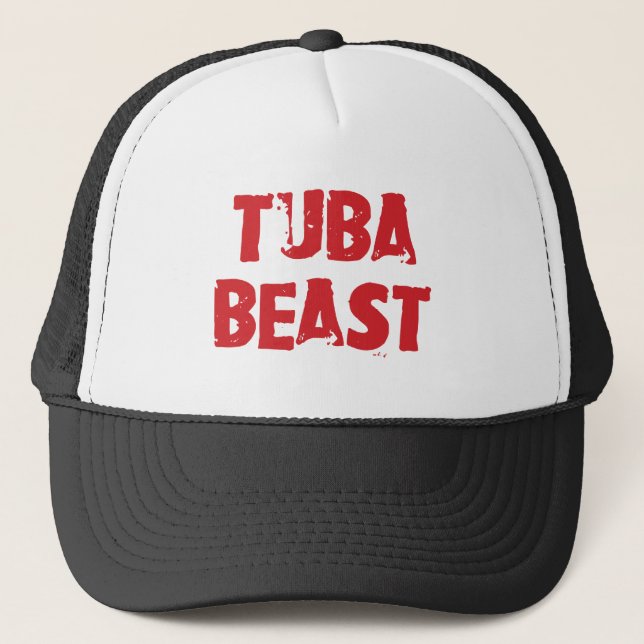 Tuba Beast Hat Truckerkappe (Vorderseite)