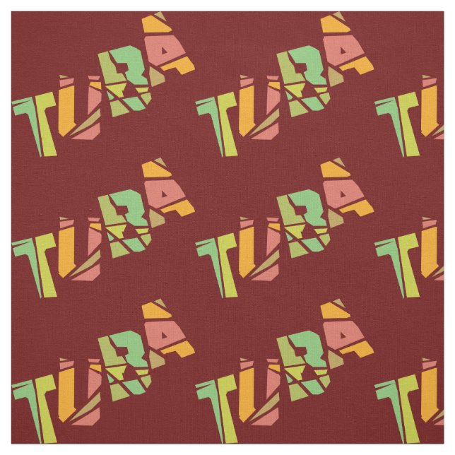 Tuba Cracked Text Stoff (Muster)