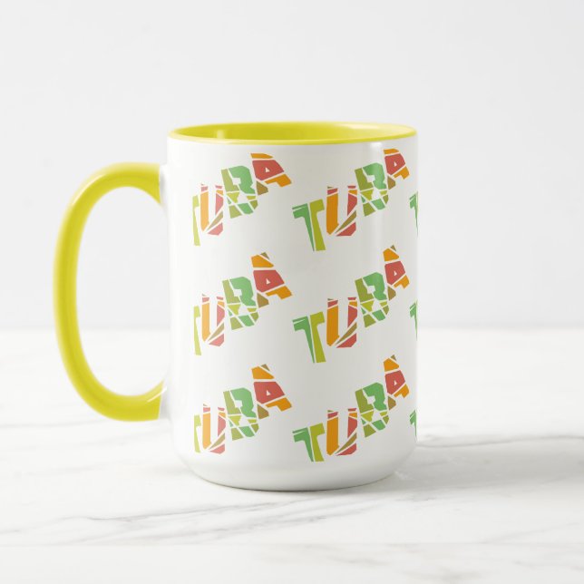 Tuba Cracked Text Tasse (Links)