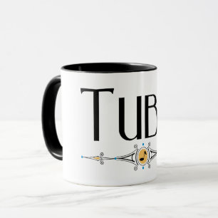 Tuba Decorative Line Musikinstrument Tasse