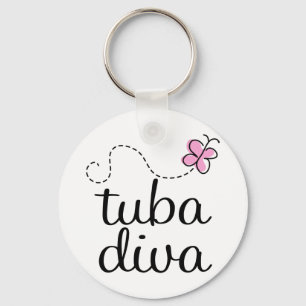 Tuba Diva Schlüsselanhänger