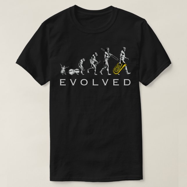 Tuba Evolution T-Shirt (Design vorne)