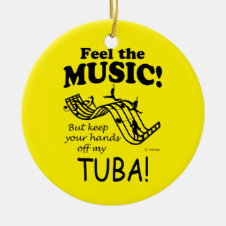 Tuba Feel Musik Keramik Ornament