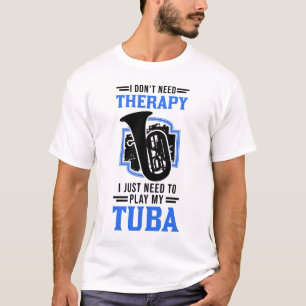 Tuba Freizeit Orchester Tubaspieler T-Shirt