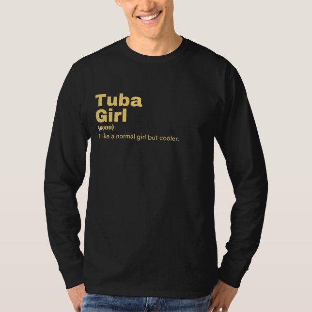 Tuba  Girl - Tuba  T-Shirt (Vorderseite)