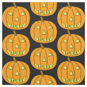 Tuba Halloween Pumpkin Stoff