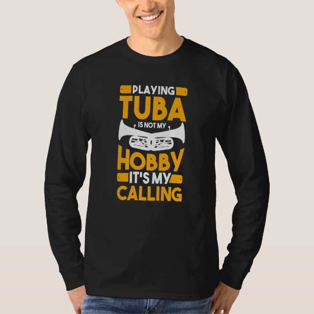 Tuba Hobby Tuba Player T-Shirt (Vorderseite)