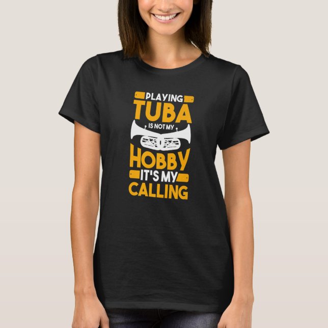 Tuba Hobby Tuba Player T-Shirt (Vorderseite)