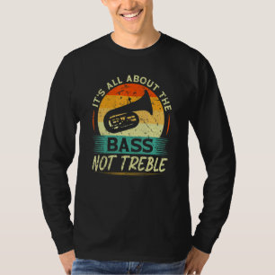 Tuba-Instrument Alles über den Bass Kontrabass-Tu T-Shirt