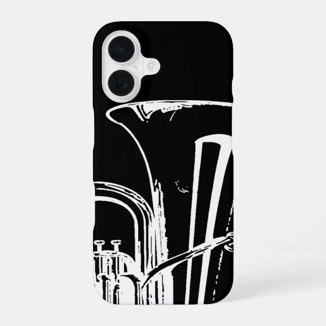 Tuba iPhone 16 Hülle (Rückseite)
