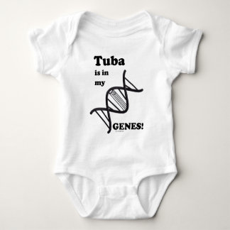 Tuba ist in meinen Genen Baby Strampler