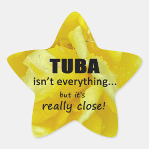 Tuba ist nicht alles Star Sticker