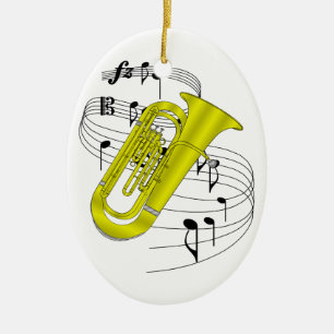 Tuba Keramik Ornament