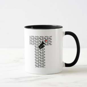 Tuba Letter T Tasse