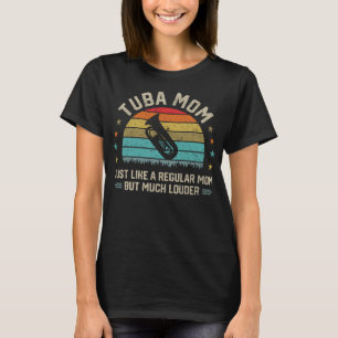 Tuba Mama Mother Tuba Player Brass Music Marching T-Shirt