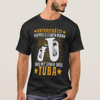 Tuba Mann Blasorchester Tubaspieler Tubist