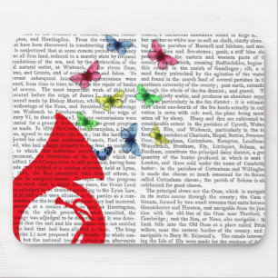 Tuba mit Schmetterlingen Mousepad