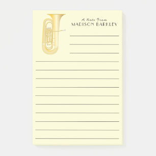 Tuba Music Teacher Post-it Klebezettel