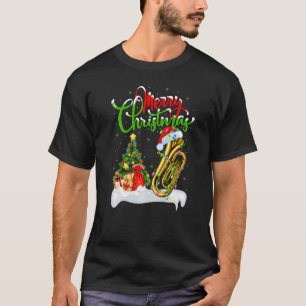 Tuba Music Xmas Dekorationen Weihnachten Weihnacht T-Shirt