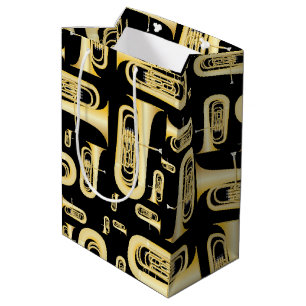 Tuba Musician Band Teacher Medium Geschenktasche Mittlere Geschenktüte