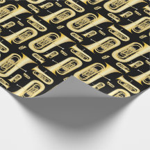 Tuba Musician Band Teacher Wrapping Paper