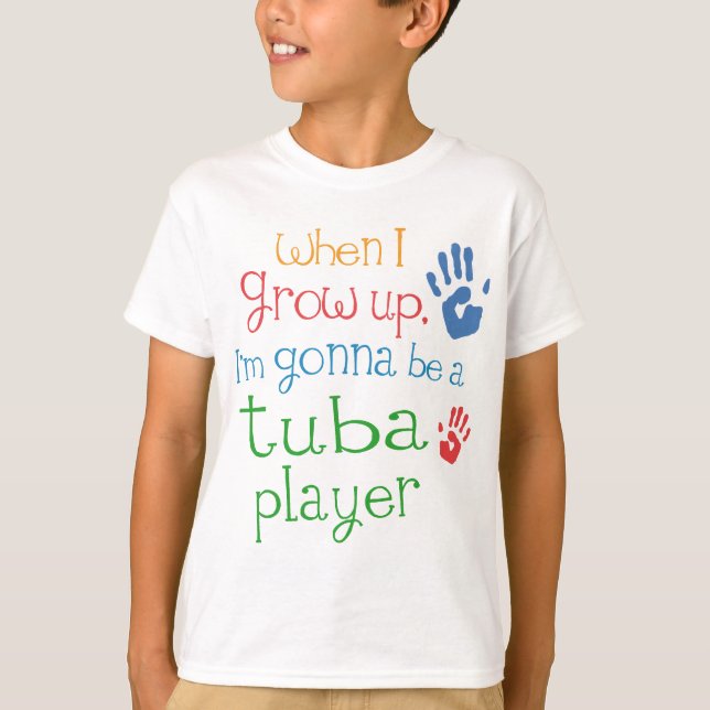 Tuba Player (Future) Säugling Baby T - Shirt (Vorderseite)
