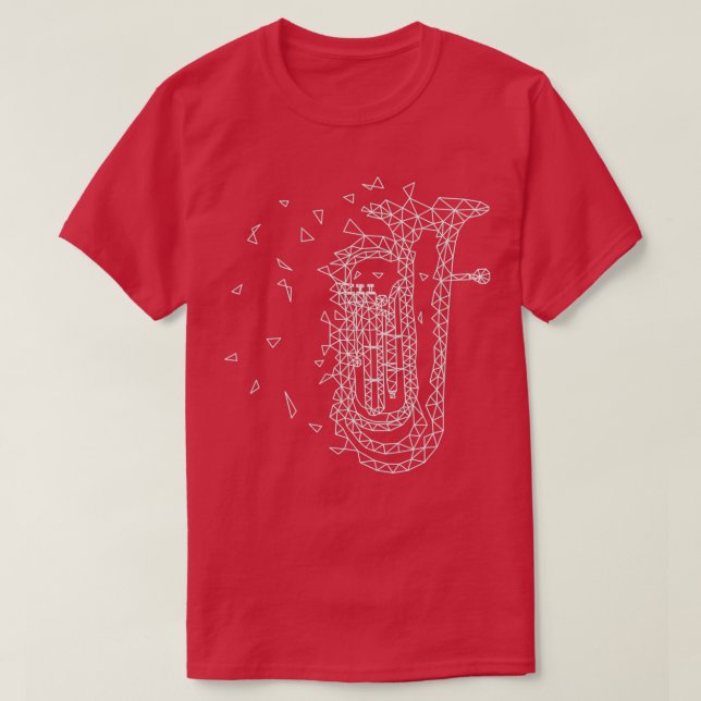 Tuba Player Geschenkidee  T-Shirt (Design vorne)