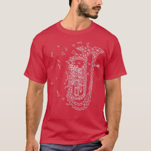 Tuba Player Geschenkidee  T-Shirt