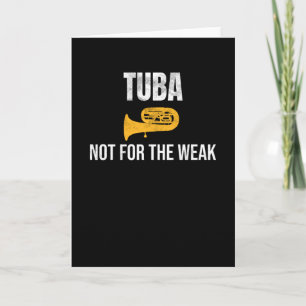 Tuba Player Gifts   Tuba Marching Band Tubist Karte