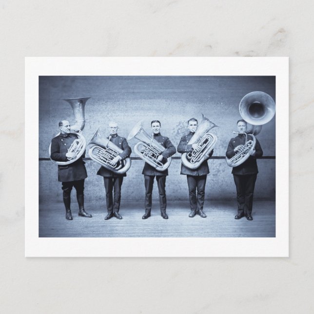 Tuba Polizisten Postkarte (Vorderseite)