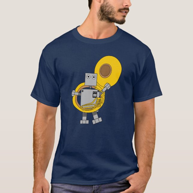 Tuba Robot T-Shirt (Vorderseite)
