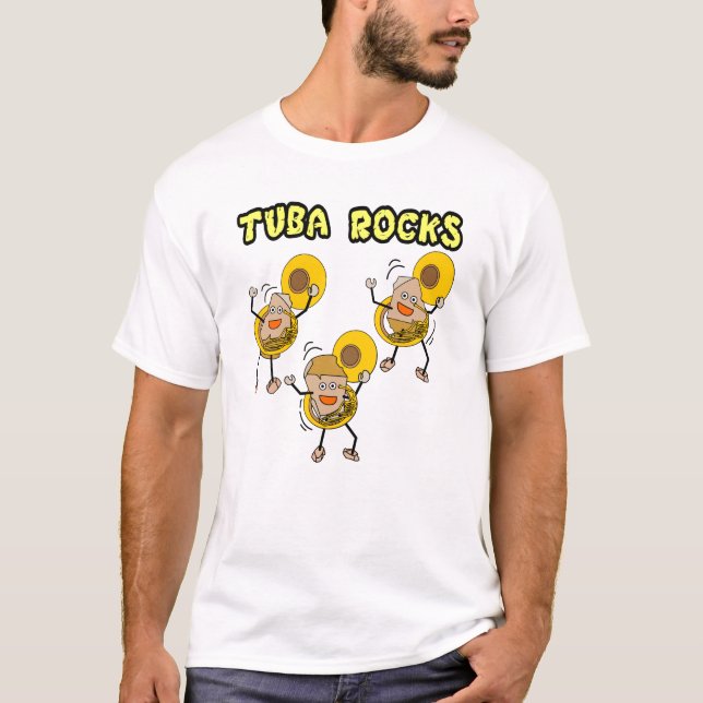 Tuba Rocks T-Shirt (Vorderseite)