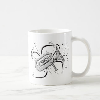 Tuba-Silber und Anmerkungen Tasse