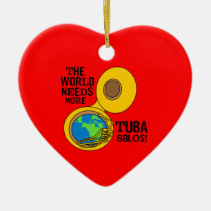 Tuba Solos Keramik Ornament