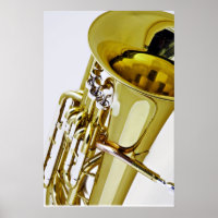 Tuba Souasphone Band Musician Poster
