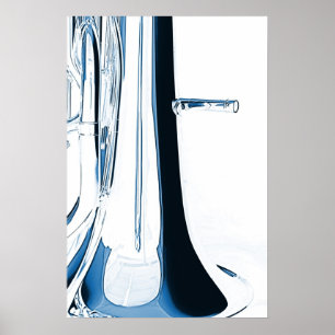 Tuba Souasphone Band-Musiker-Plakat Poster