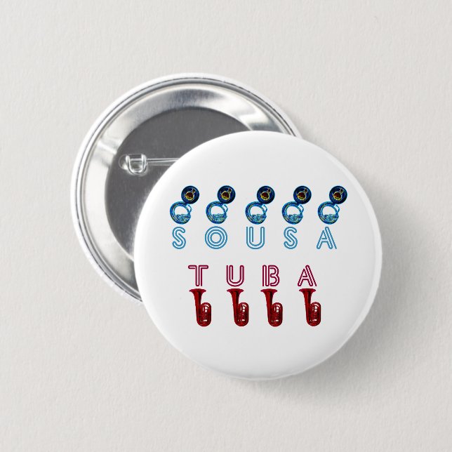 Tuba sousa sind Instrumente — Button (Vorne & Hinten)