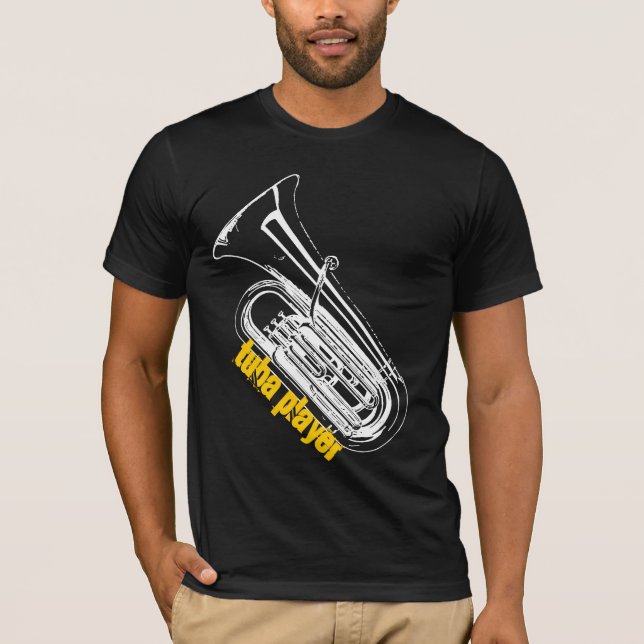 Tuba-Spieler-T - Shirt (Vorderseite)