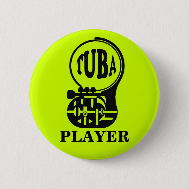 TUBA , Tuba Player Button (Vorderseite)