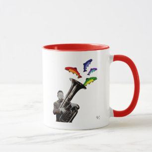 Tuba und Fisch Tasse