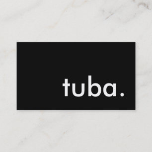 Tuba. Visitenkarte