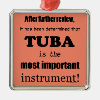Tuba wichtigstes Instrument Ornament Aus Metall