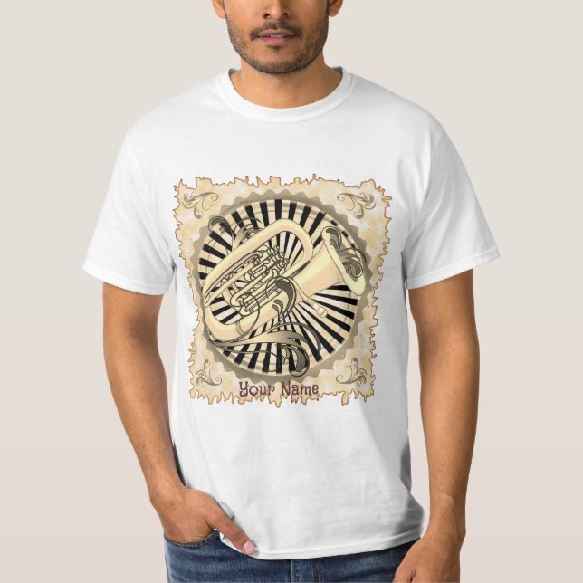 Tuba Wirbel T-Shirt (Vorderseite)