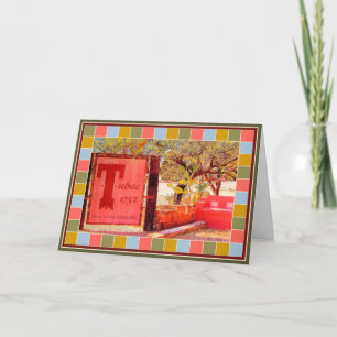 Tubac bringt Mosaik-Gruß-Karte in Verlegenheit Karte