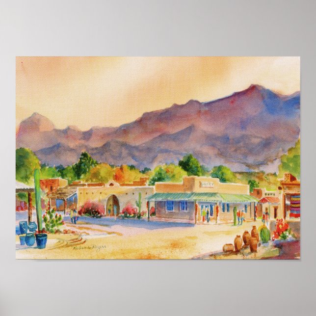 Tubac, Founded1752 Canvas Print Poster (Vorne)