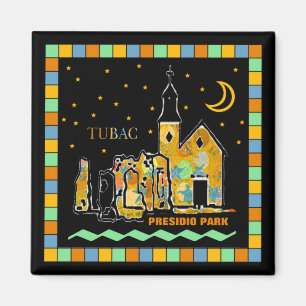 Tubac Presidio Park Mosaic Magnet