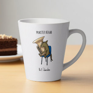 Tubacabra Tuba-Spieler Chupacabra Wortspiel Kunstw Milchtasse