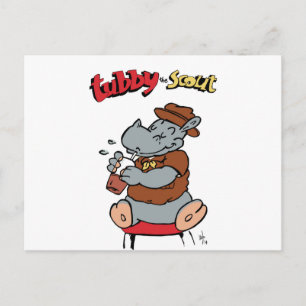 Tubby der Scout Post Card Postkarte