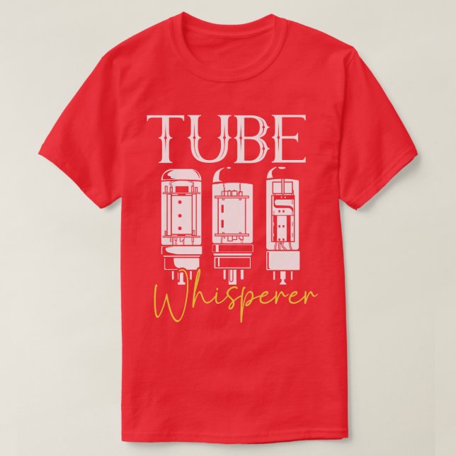 Tube Whisperor Vakuumröhren T-Shirt (Design vorne)