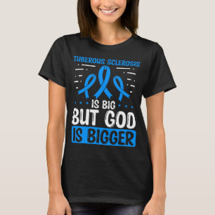 Tuberer Sklerosis Awareness God TSC Ribbon T-Shirt